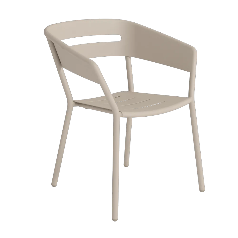 Altea armchair alu sand