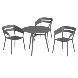 Altea Set Rund 90 Aluminium Cole