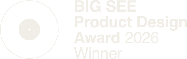Logo des BIG SEE Product Design Award Gewinner von 2026